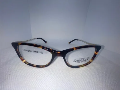 Karen Kane Petites 49/16 135 tortoise women eyeglass frames DA5
