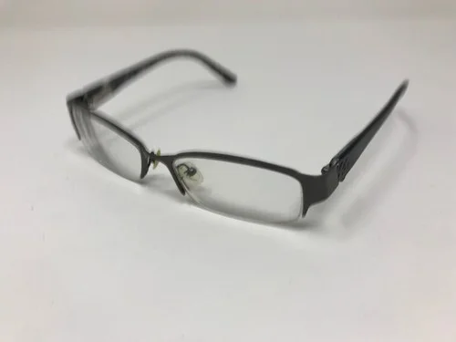 Karen Kane Petites Oleander Silver Black Half-Rim Eyeglass Frames 49-16-130 BA71