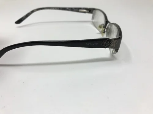 Karen Kane Petites Oleander Silver Black Half-Rim Eyeglass Frames 49-16-130 BA71 4