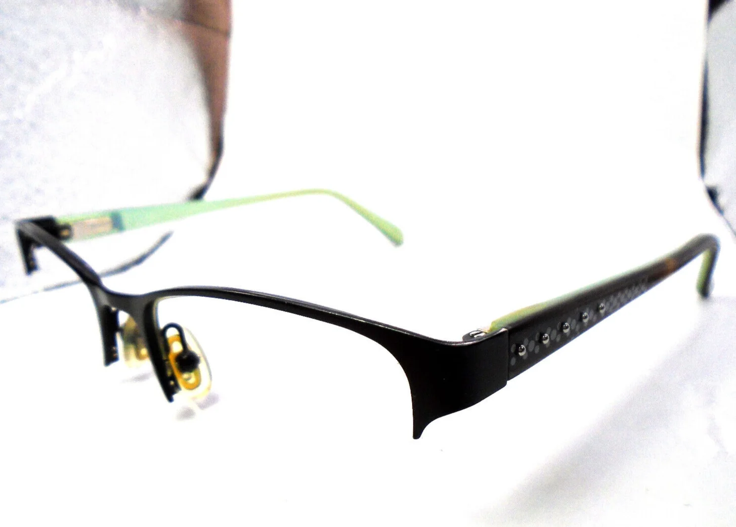 Karen Kane Petites PISTACHIO Black Matte/Tortoise 49-17-135 Eyeglasses Frames