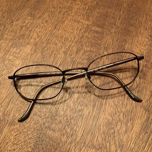 Kata Quality Lightweight Neo Maho EYEGLASSES FRAMES Titanium Brown Glasses 52 2