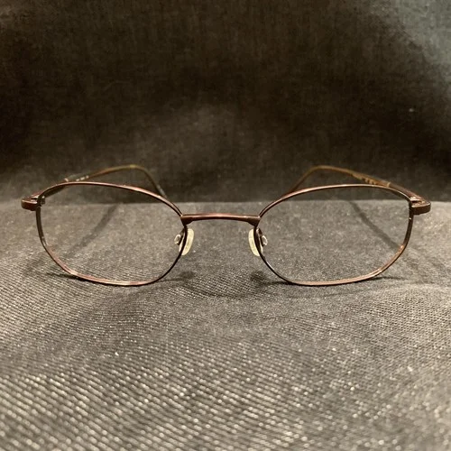 Kata Quality Lightweight Neo Maho EYEGLASSES FRAMES Titanium Brown Glasses 52 3