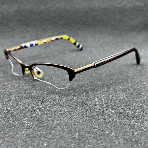 Kate Spade Almira OX52 Half-Rim Eyeglasses Frame Brown Flex 50-17-140 Used