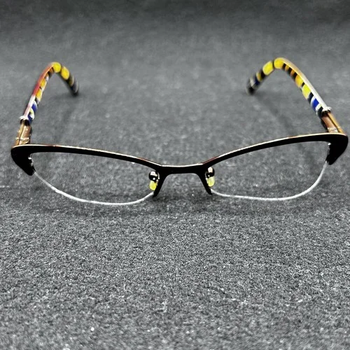Kate Spade Almira OX52 Half-Rim Eyeglasses Frame Brown Flex 50-17-140 Used 2