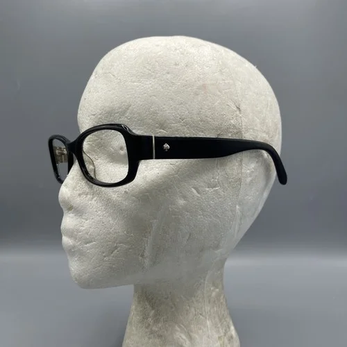 Kate Spade Black Eyeglasses Frames Gold Glitter ADLEY P/S JLQP RA 53-17-135 2