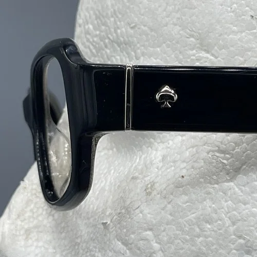 Kate Spade Black Eyeglasses Frames Gold Glitter ADLEY P/S JLQP RA 53-17-135 3
