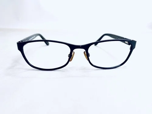 Kate Spade Black Metal Wayfarer Glasses W Gold Glitter Inside Temples 50 17 135 2