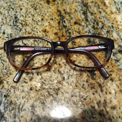 Kate Spade Blakely 0JLG Brown Tortoise Purple Eyeglasses Frames 50-17 135 Women