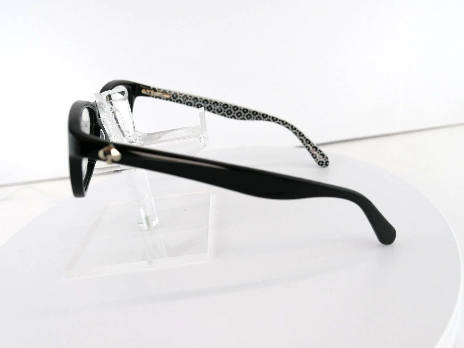 Kate Spade BRYLIE (INA) BLACK PATTERN 50-16-135 LADIES PETITE Eyeglass Frames 4