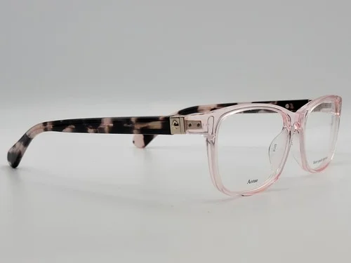 Kate Spade Calley HT8 Pink Havana Rectanlge Full Rim Eyeglass Frames 52-15-140