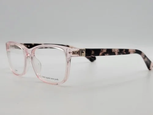 Kate Spade Calley HT8 Pink Havana Rectanlge Full Rim Eyeglass Frames 52-15-140 3