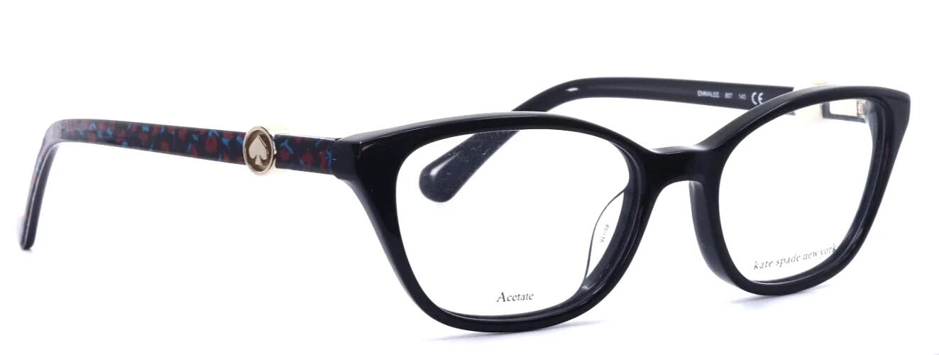 Kate Spade EMMALEE (807) BLACK 49-16-140 LADIES PETITE Eyeglass Frames 3
