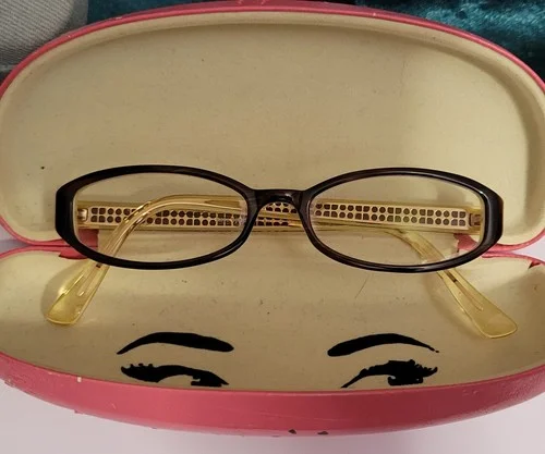 Kate SPADE Essie Eyeglasses Yellow Frames DH2 Designer Eyewear Glasses Readers 2