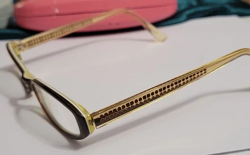 Kate SPADE Essie Eyeglasses Yellow Frames DH2 Designer Eyewear Glasses Readers 3
