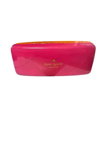 Kate Spade Eyeglass Case Hard Pink/Orange VGUC