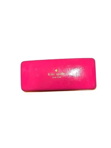 Kate Spade Eyeglass Case Hard Pink/Orange VGUC 2