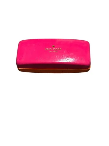 Kate Spade Eyeglass Case Hard Pink/Orange VGUC 3