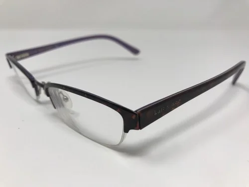 Kate Spade Eyeglass Frames Ainsley 49-17-140mm Purple Tortoise Half Rim JC59