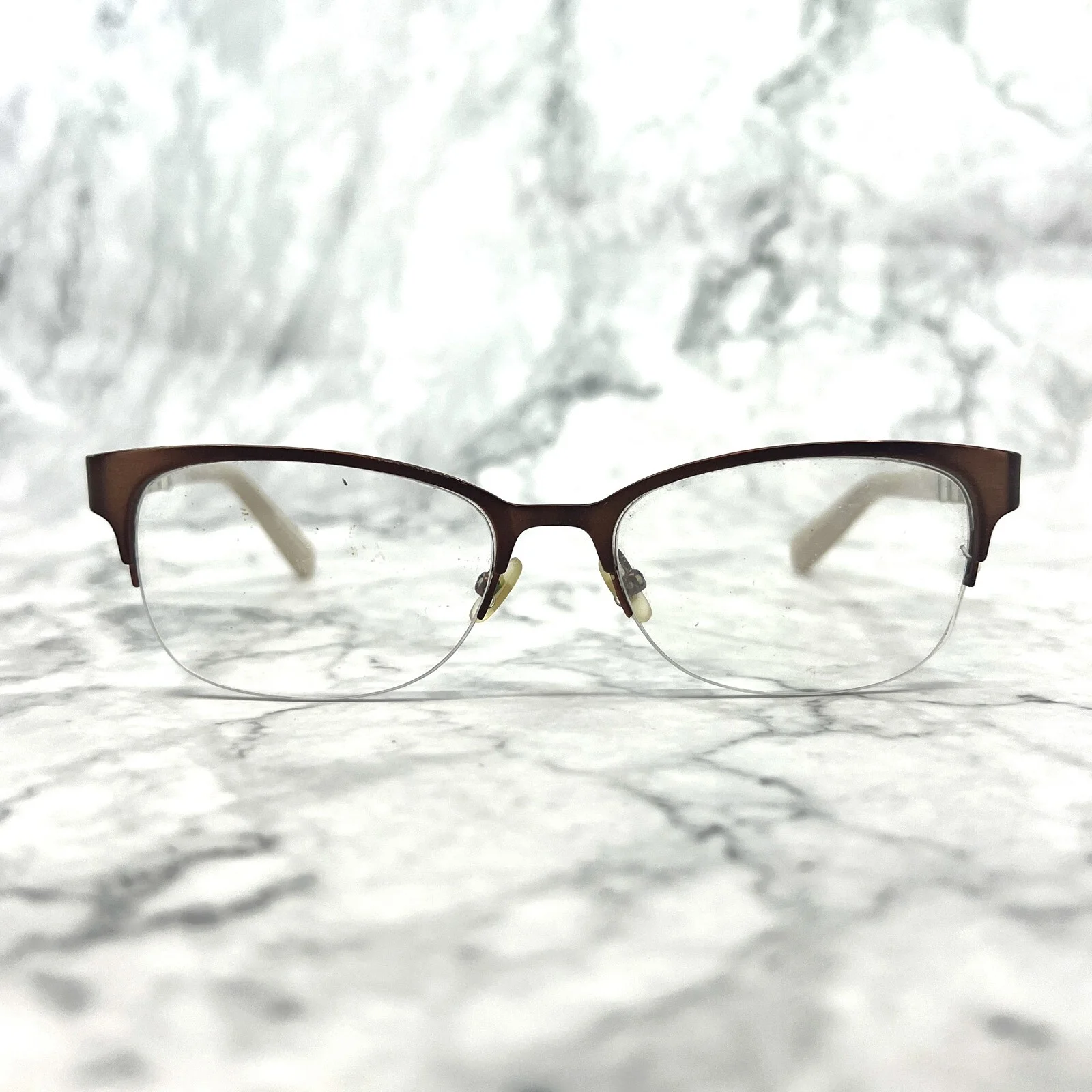 Kate Spade Eyeglass Frames VALARY 0W94 49-16-135 Brown/Tan Striped 2085 New York