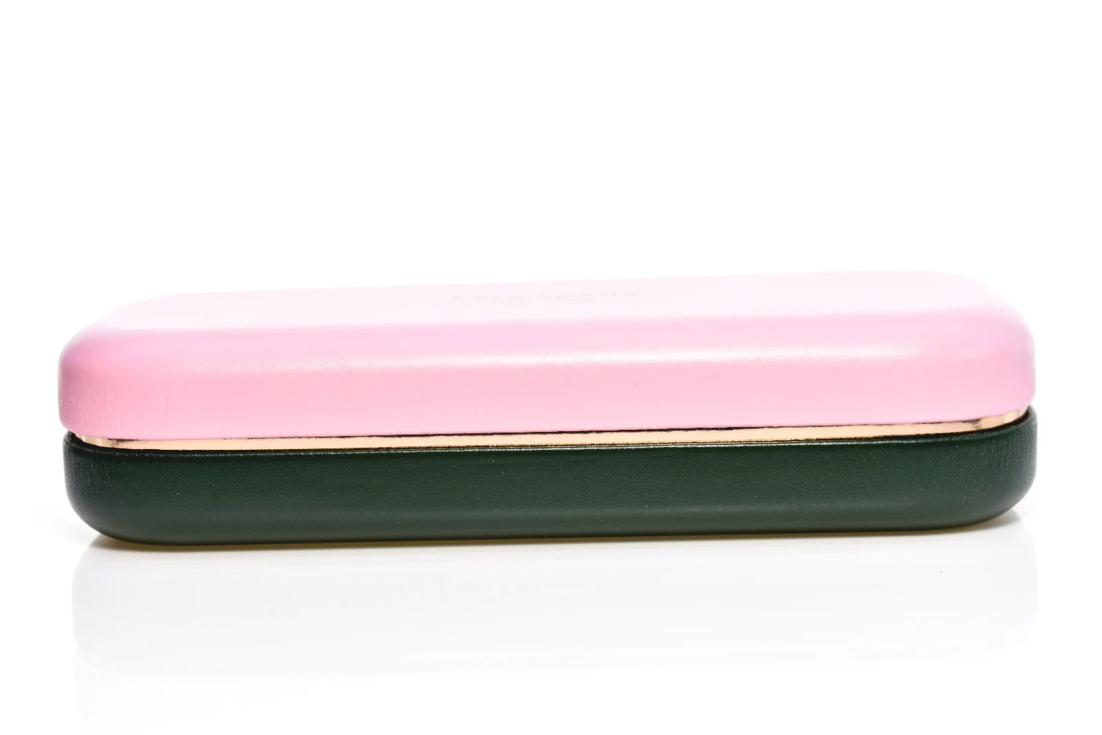 Kate Spade Eyeglasses Authentic Pink Hard Clamshell Case with cleaning cloth 3