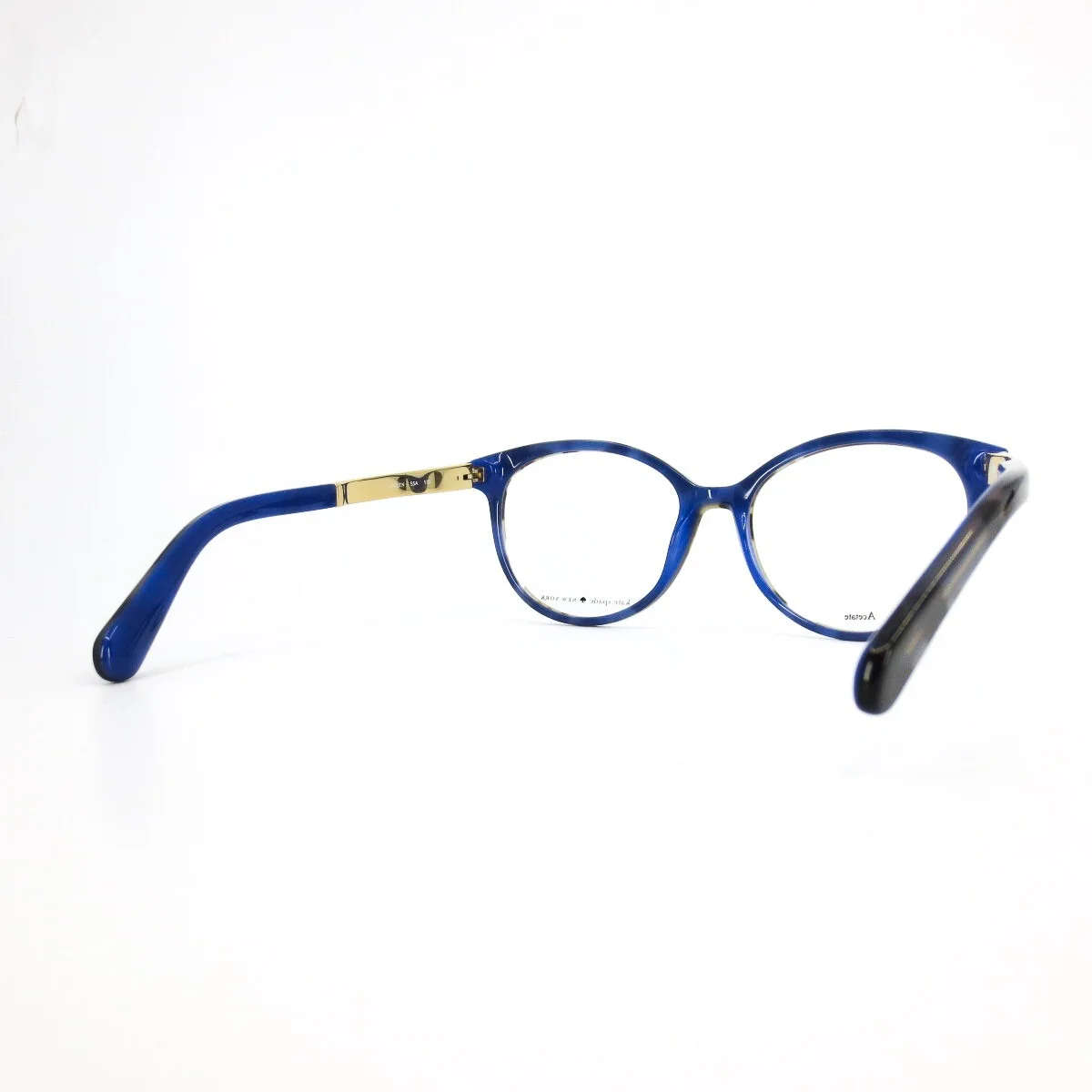 Kate Spade Eyeglasses CAYLEN S5A Tortoise Blue Gold Round Frames 52[]17 135 mm 4