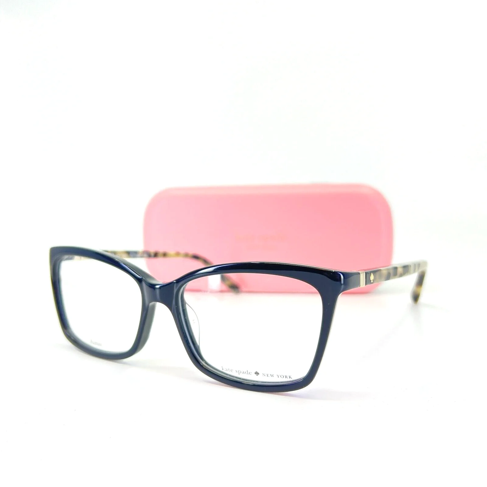Kate Spade Eyeglasses Frames CORTINA 7KI Black Brown Tortoise 54-16-135