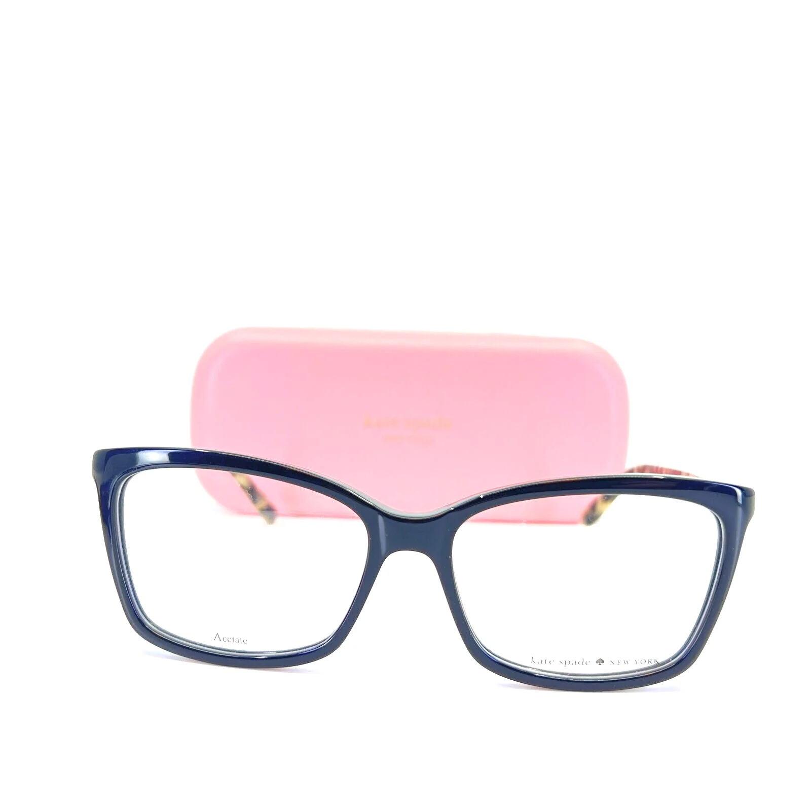 Kate Spade Eyeglasses Frames CORTINA 7KI Black Brown Tortoise 54-16-135 2