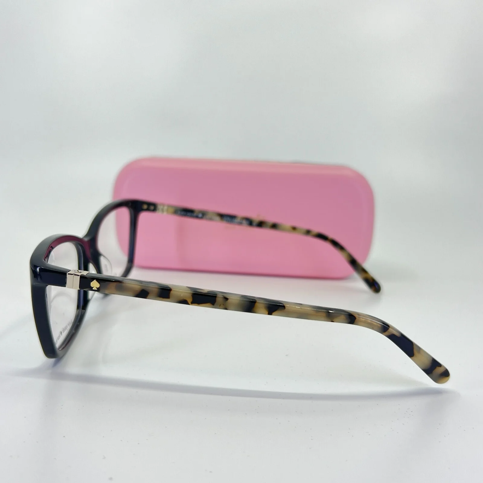 Kate Spade Eyeglasses Frames CORTINA 7KI Black Brown Tortoise 54-16-135 3