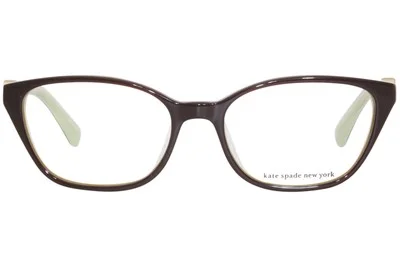 Kate Spade Eyeglasses Frames EMMALEE 09Q Brown Mint Green Cat Eye 49-16-140 2