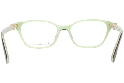 Kate Spade Eyeglasses Frames EMMALEE 09Q Brown Mint Green Cat Eye 49-16-140 4