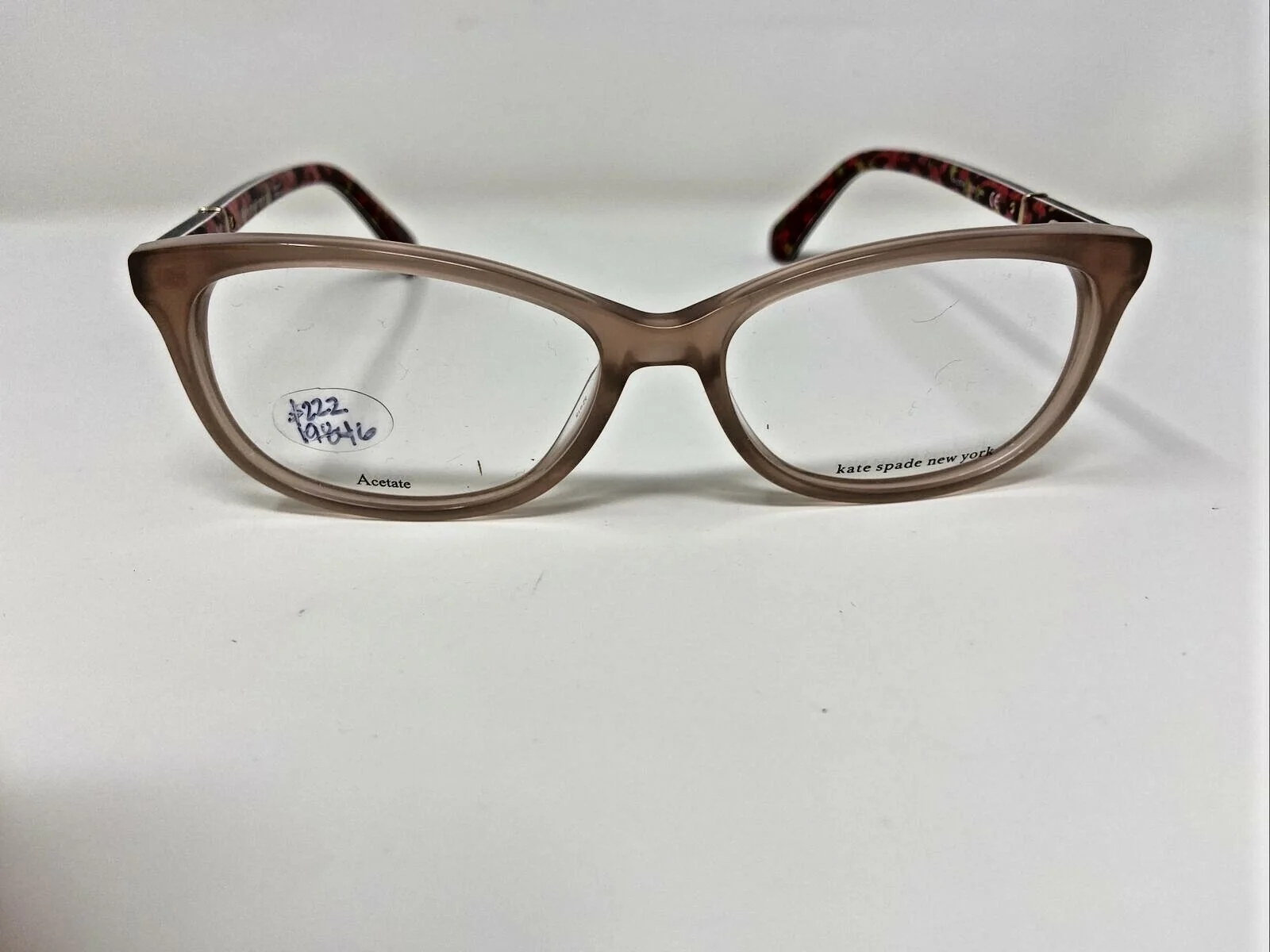 kate spade Eyeglasses Frames KAILEIGH Q17 52-16-140 Beige/Tortoise Full Rim EJ80