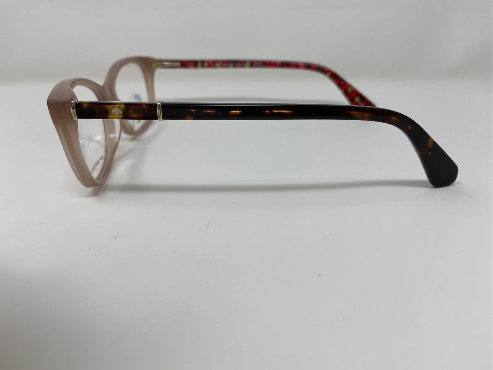 kate spade Eyeglasses Frames KAILEIGH Q17 52-16-140 Beige/Tortoise Full Rim EJ80 3