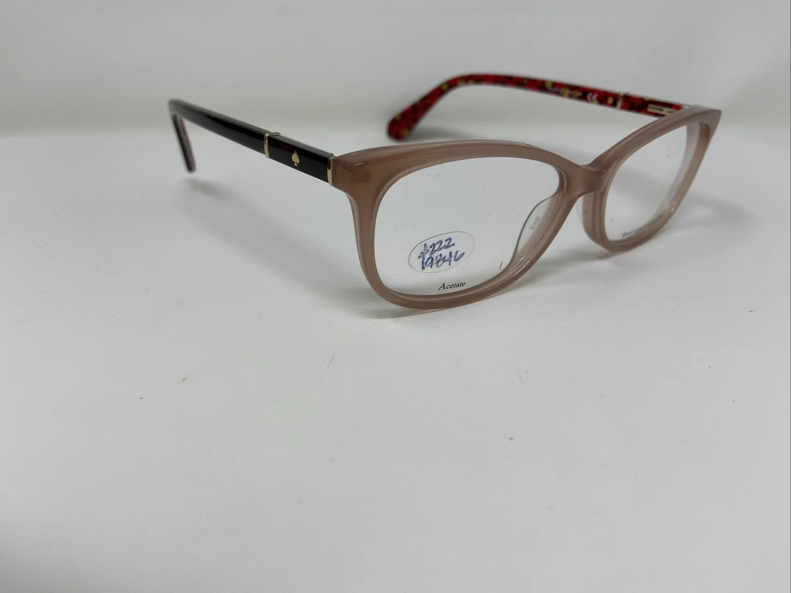 kate spade Eyeglasses Frames KAILEIGH Q17 52-16-140 Beige/Tortoise Full Rim EJ80 4