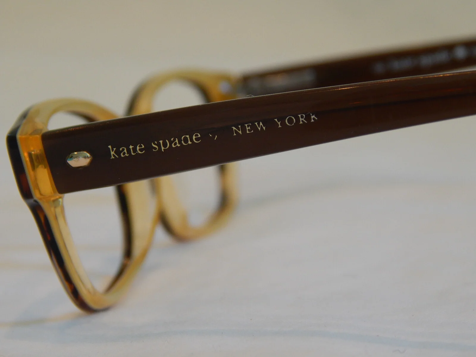 Kate Spade Eyeglasses Frames LUCYANN 0JMD Tortoise/Gold Full Rim 135mm 2237 4