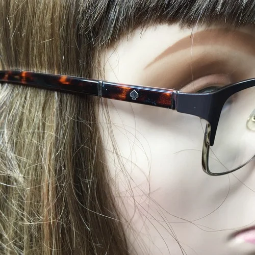 Kate Spade Eyeglasses LAURIANNE 009Q Brown/pink, Size 50-16-135 EUC 2