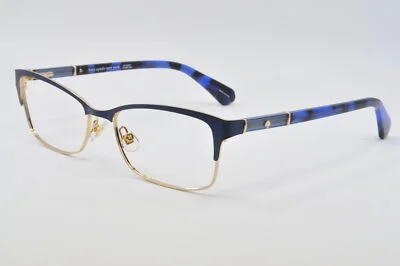 Kate Spade Eyeglasses LAURIANNE 0U1F Matte Blue Havana, Size 54-16-140