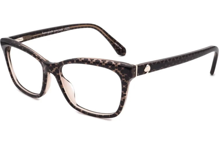 Kate Spade Eyeglasses – Optical Frame Demo Lens – Havana Turquoise – KARLEE 0FZL