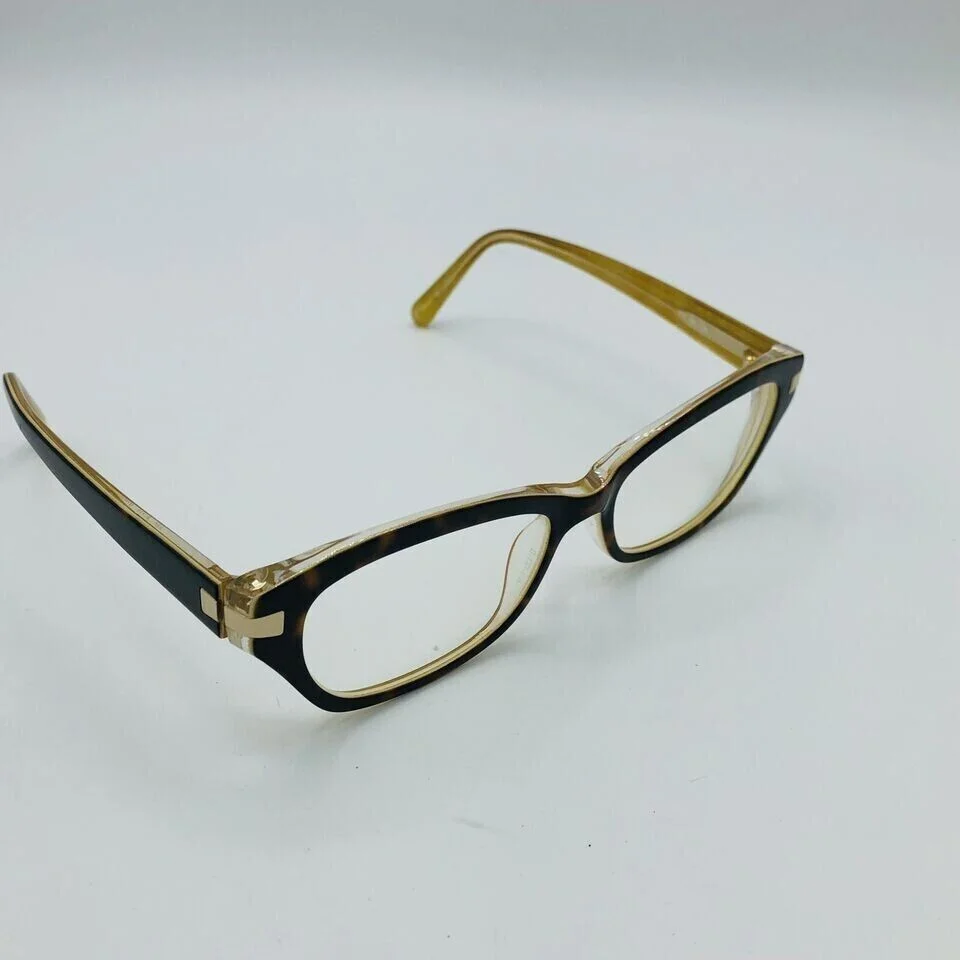 Kate Spade Glasses Womens Eyeglasses Frames VIVI JBY Brown Gold Glitter and Case 2