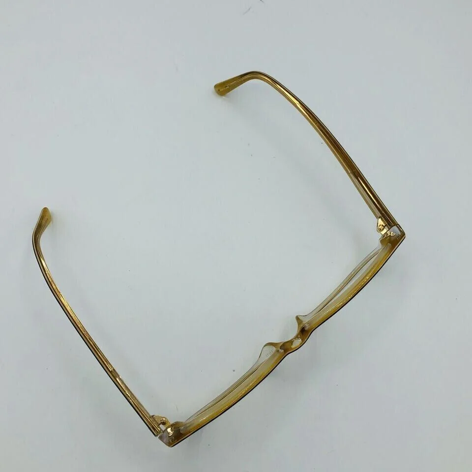 Kate Spade Glasses Womens Eyeglasses Frames VIVI JBY Brown Gold Glitter and Case 3