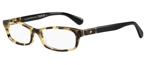 Kate Spade Jacey 0581 Havana Black Eyeglasses – Unisex Optical Frames Demo Lens
