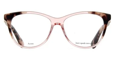 Kate Spade Johnna Eyeglasses Women 0OO4 Havana Pink Oval 52mm New 100% Authentic