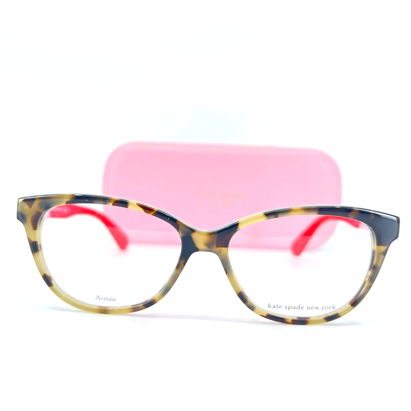 Kate Spade Karlee O63 Eyeglasses Tortoise Brown and Red Full Rim 51[]15 140 mm 2