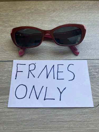 Kate Spade Larianna 0W53 red Print 135 Frames only Authentic