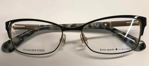 Kate Spade Laurianne Eyeglass Frame WR7 Blk/Hav 50mm Authentic w/Case & Cloth 2