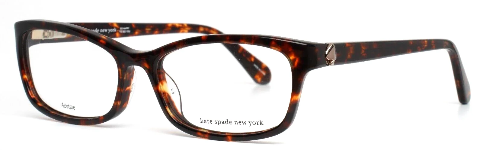 Kate Spade Lizabeth 086 Dark Havana Tortoise Shell Full Rim Frames Only