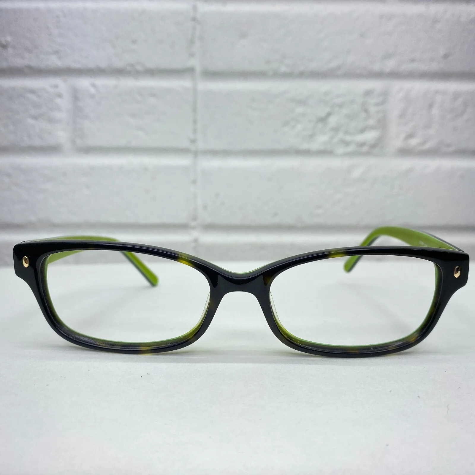 Kate Spade LUCYANN 0DV2 Eyeglasses Frames Black Green Oval 51-16-135 22159