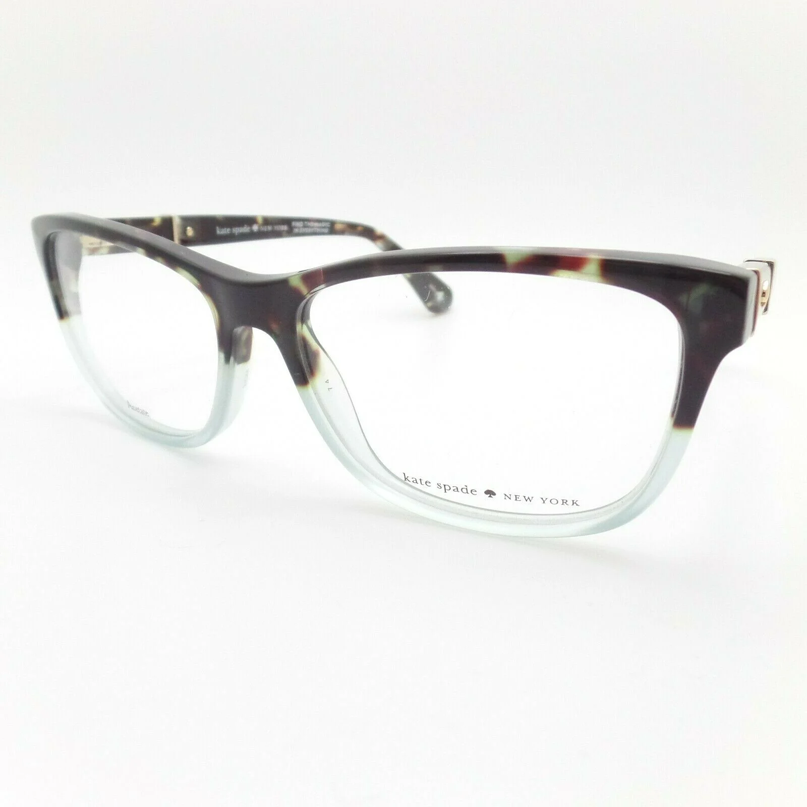 Kate Spade Myrna JBW Havana Blue 51mm New Frames Authentic