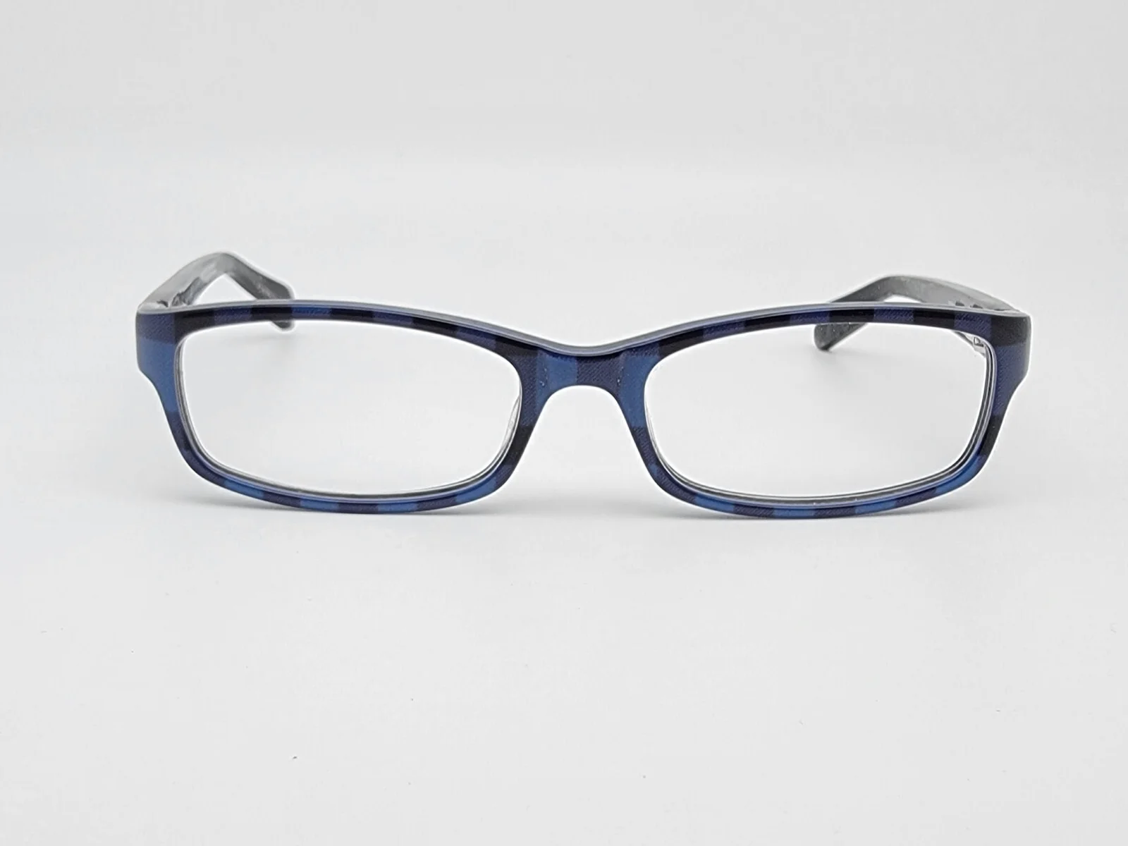 Kate Spade Narcisa 0060 Blue Ptt Black Eyeglasses Frame w/ Case 49-16-130 2