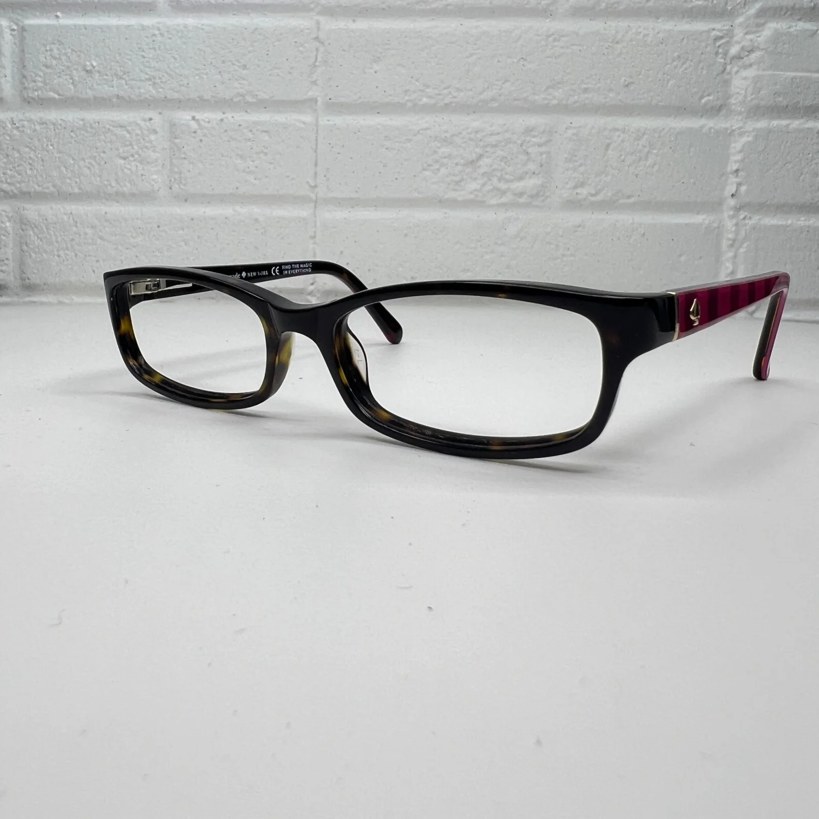 Kate Spade NARCISA Eyeglasses Frames Womens Brown Rectangular 49-16-130 240 2