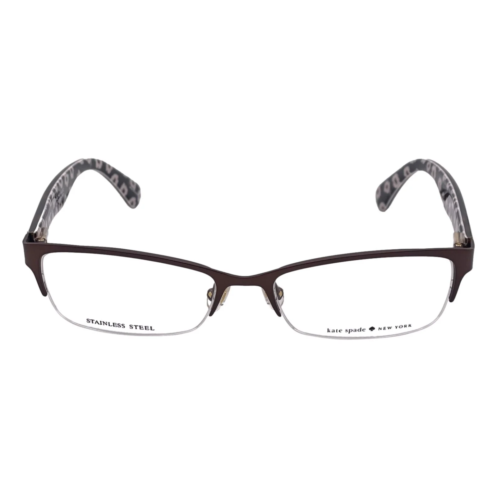 Kate Spade New York ALEXANNE Matte Brown Eyeglasses Frames 53mm 16mm 140mm 2